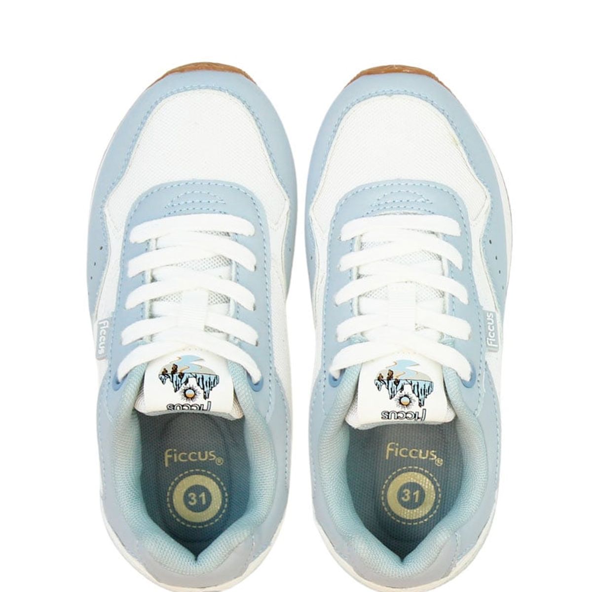 FICCUS - Zapatilla Sport Junior Niña Sport Celeste