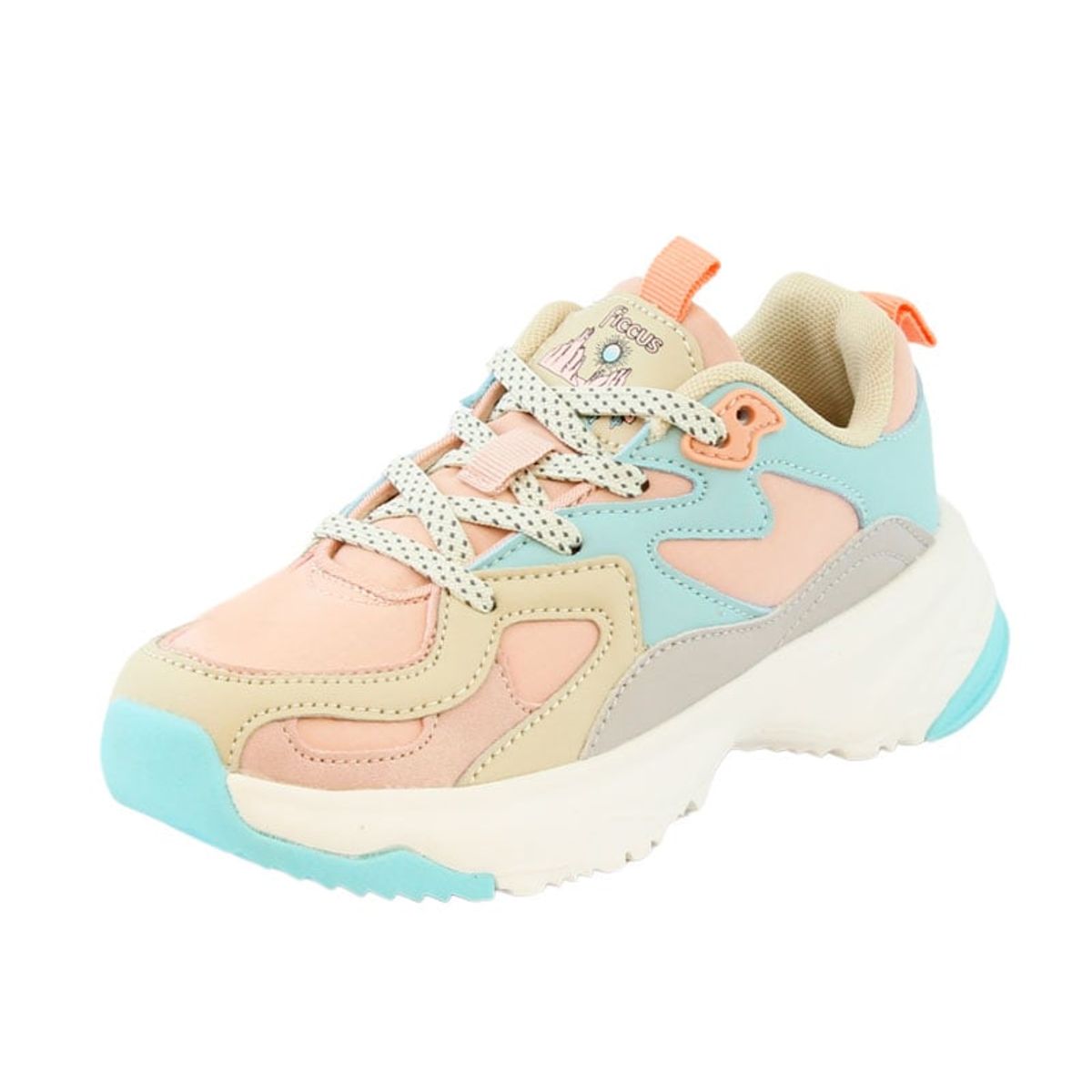 FICCUS - Zapatilla Sport Junior Niña Sport Coral