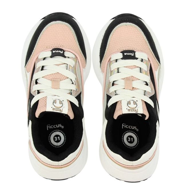 FICCUS - Zapatilla Sport Junior Niña Sport Negro