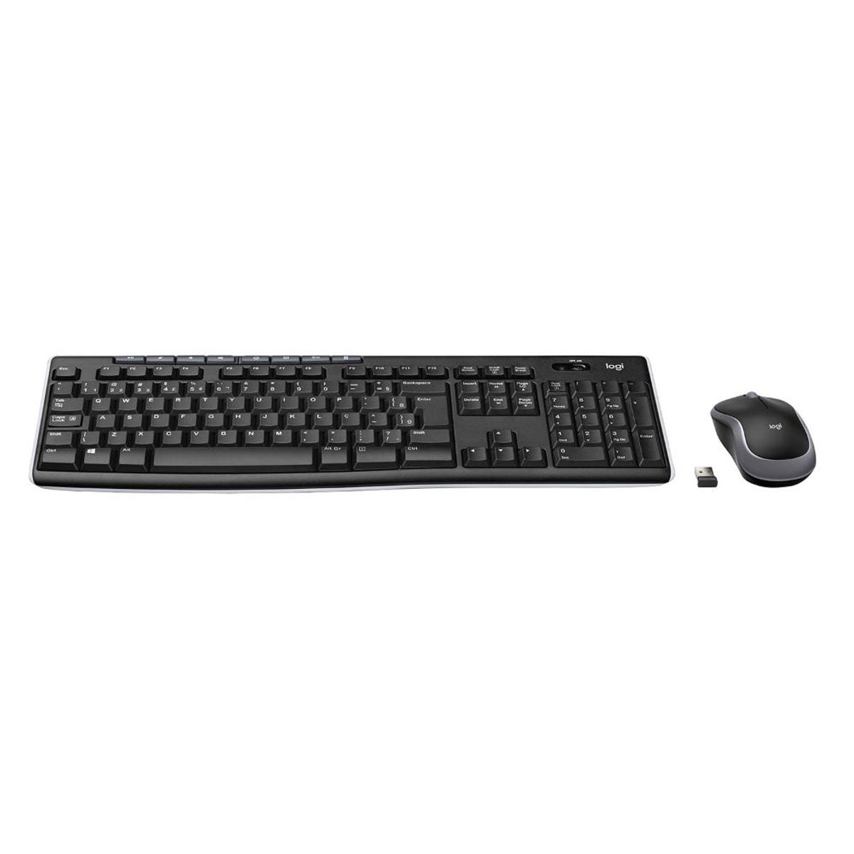 LOGITECH - KIT TEC/MOU LOGITECH INALAM MK270 NEG