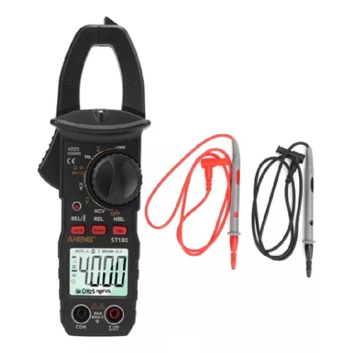 MUNDO MAGIA - Amperímetro De Tenaza Tester Multimetro Digital Lcd St180