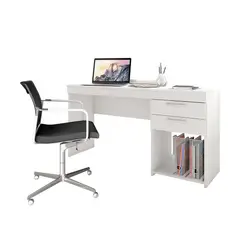 HOME MOBILI - Escritorio Andes Blanco 2 Cajones