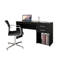 HOME MOBILI - Escritorio Andes Negro 2 Cajones