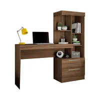 Escritorio Cromo Café 2 Cajones…