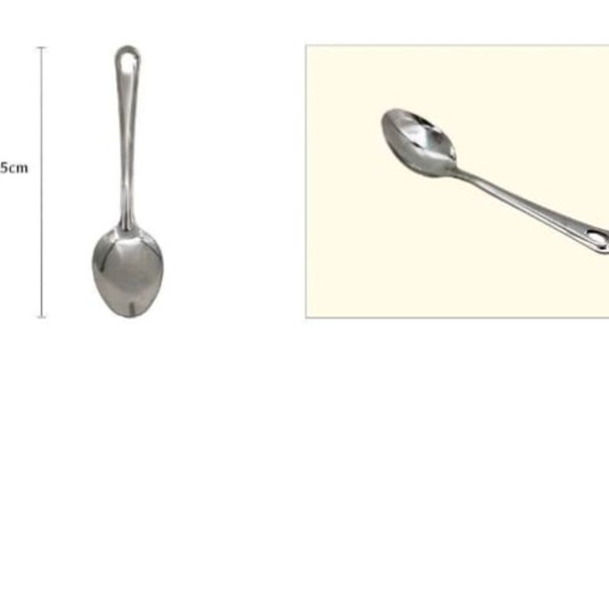 GENERICO - Cuchara De Acero Inoxidable 25Cm Set 2