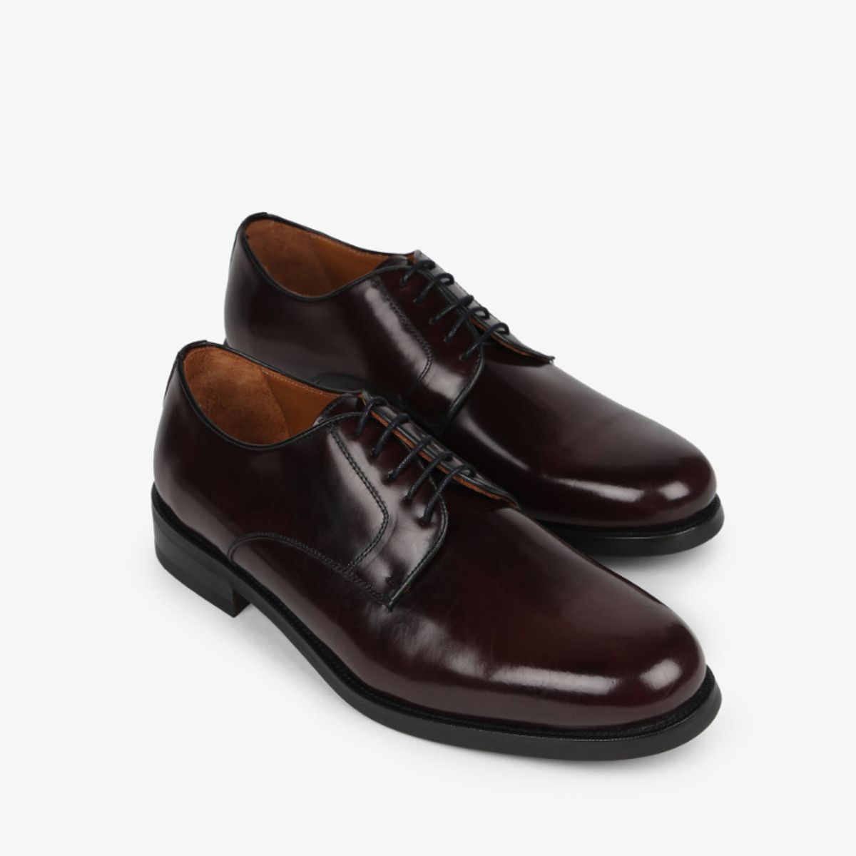 SCALPERS - Zapatos Piel Cordones Burgundy