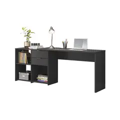 HOME MOBILI - Escritorio Rogue Negro 2 Cajones