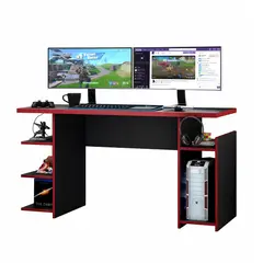 HOME MOBILI - Escritorio Gamer Stellar NegroRojo…
