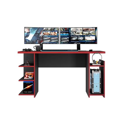 Imagen 2 del producto Escritorio Gamer Stellar NegroRojo…