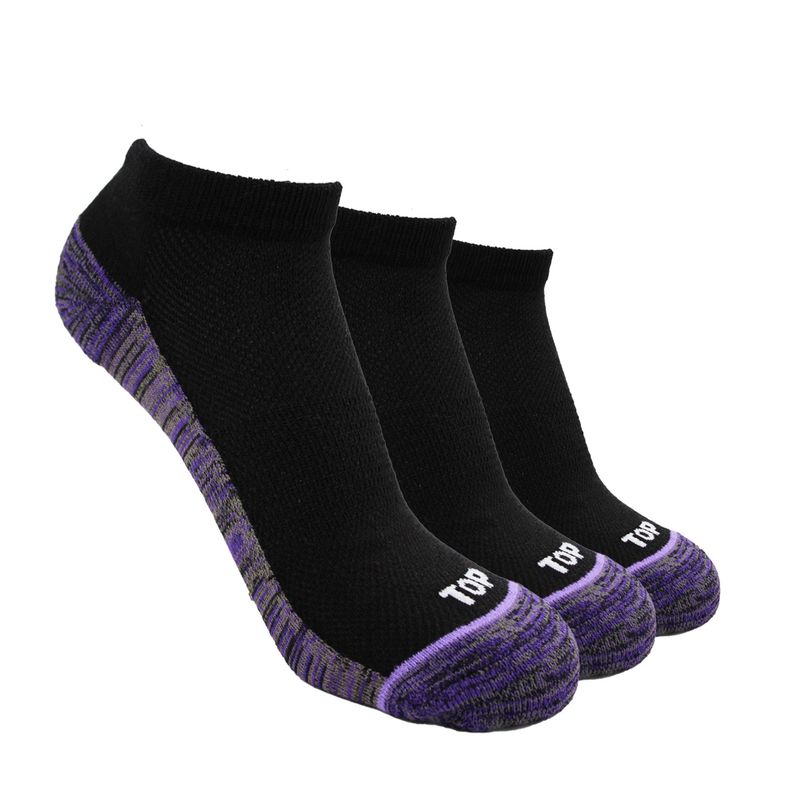 TOP - Calcetín Mujer Deportivo Tobillero Fibra de Cobre Pack 3 C2 Top