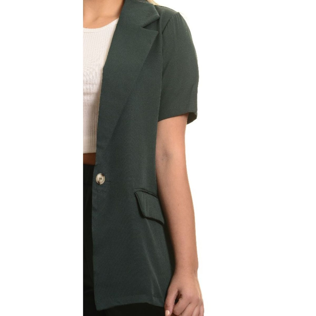 LIKE SHOP - Conjunto Mujer Dos Piezas Short Blazer Semi formal Casual 3100