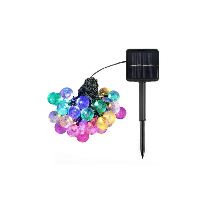 DBLUE - Guirnalda Led Multicolor Carga Solar