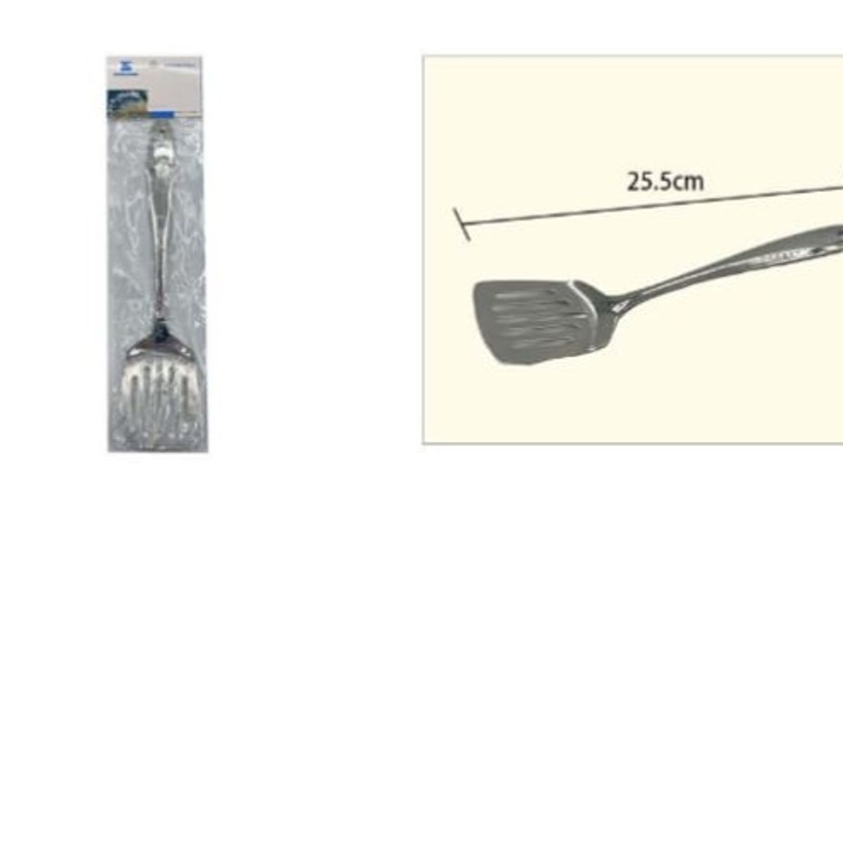 GENERICO - Espatula Acero Inoxidable 255Cm Con Agujeros