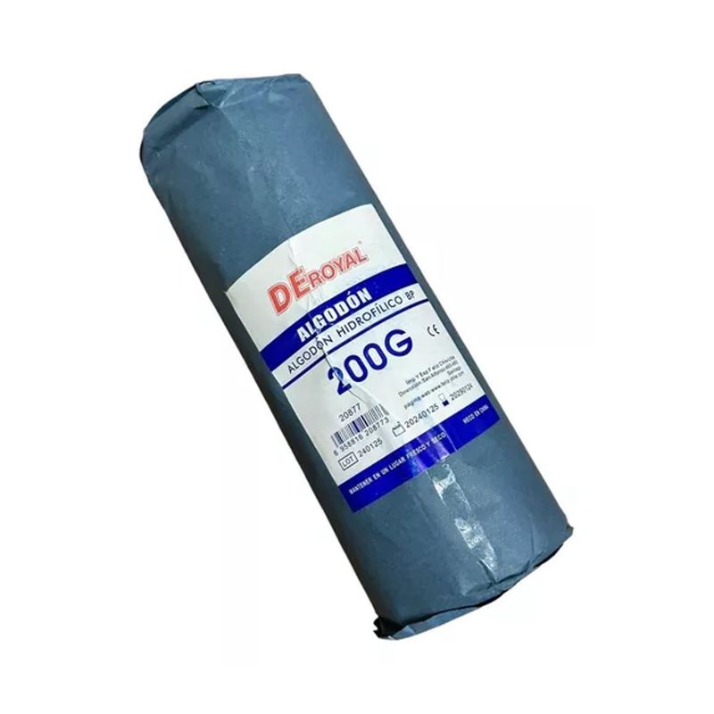 GENERICO - Algodón Hidrófilo Prensado 200gr Deroyal