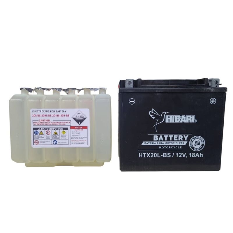 GENERICO - Batería Moto BTX 20 / YTX 20 / HTX 20 HIBARI