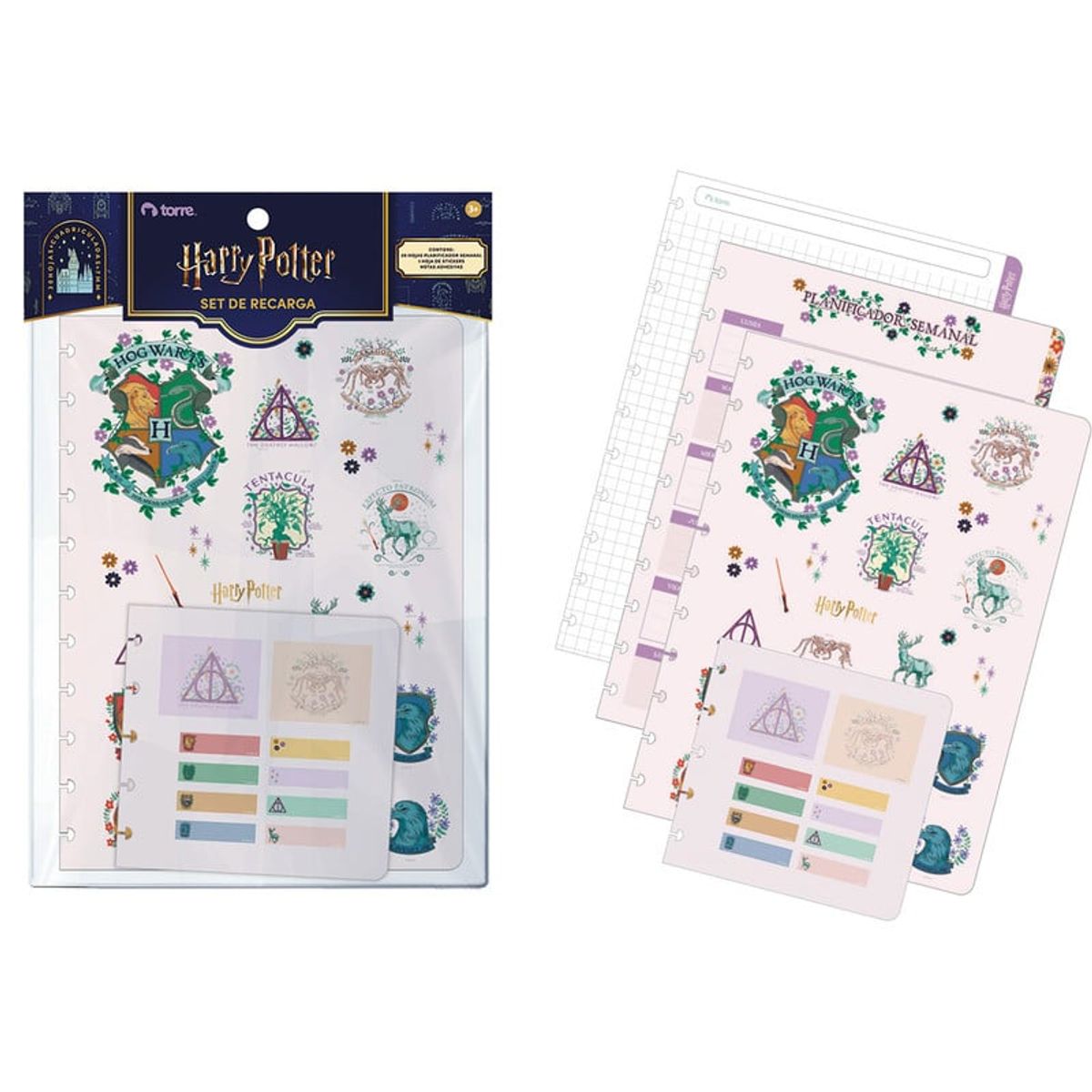 TORRE - SET RECARGA TOP DISCOS HARRY POTTER