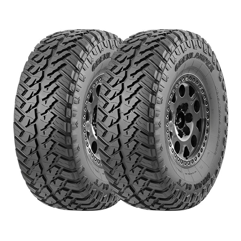 GENERICO - SET X 2 Neumáticos 215/75R15 100/97Q DRAK M/T Grenlander M/T LT CHN