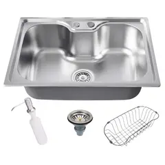 GENERICO - Lavaplatos Empotrado 50x40 Lava Plato Acero Inoxidable.