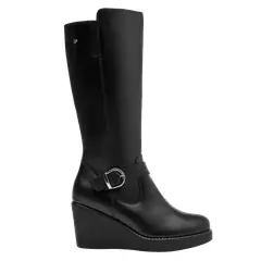 16 HRS - Bota Casual Mujer Negro