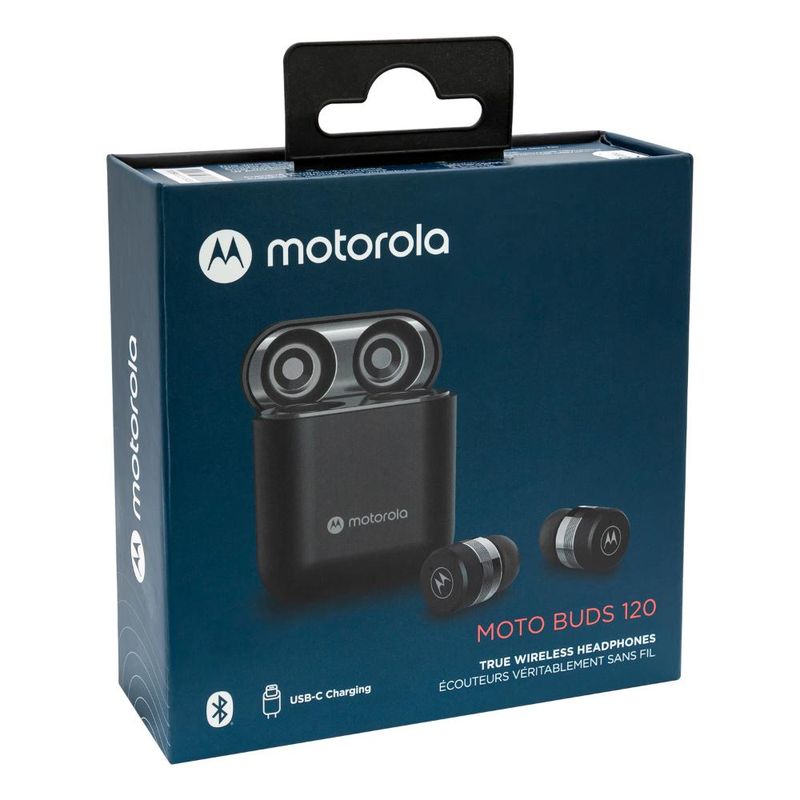 MOTOROLA - BUDS120BK AUDIFONO MOTO BUDS 120 TRUE WIRELESS BLACK - Negro