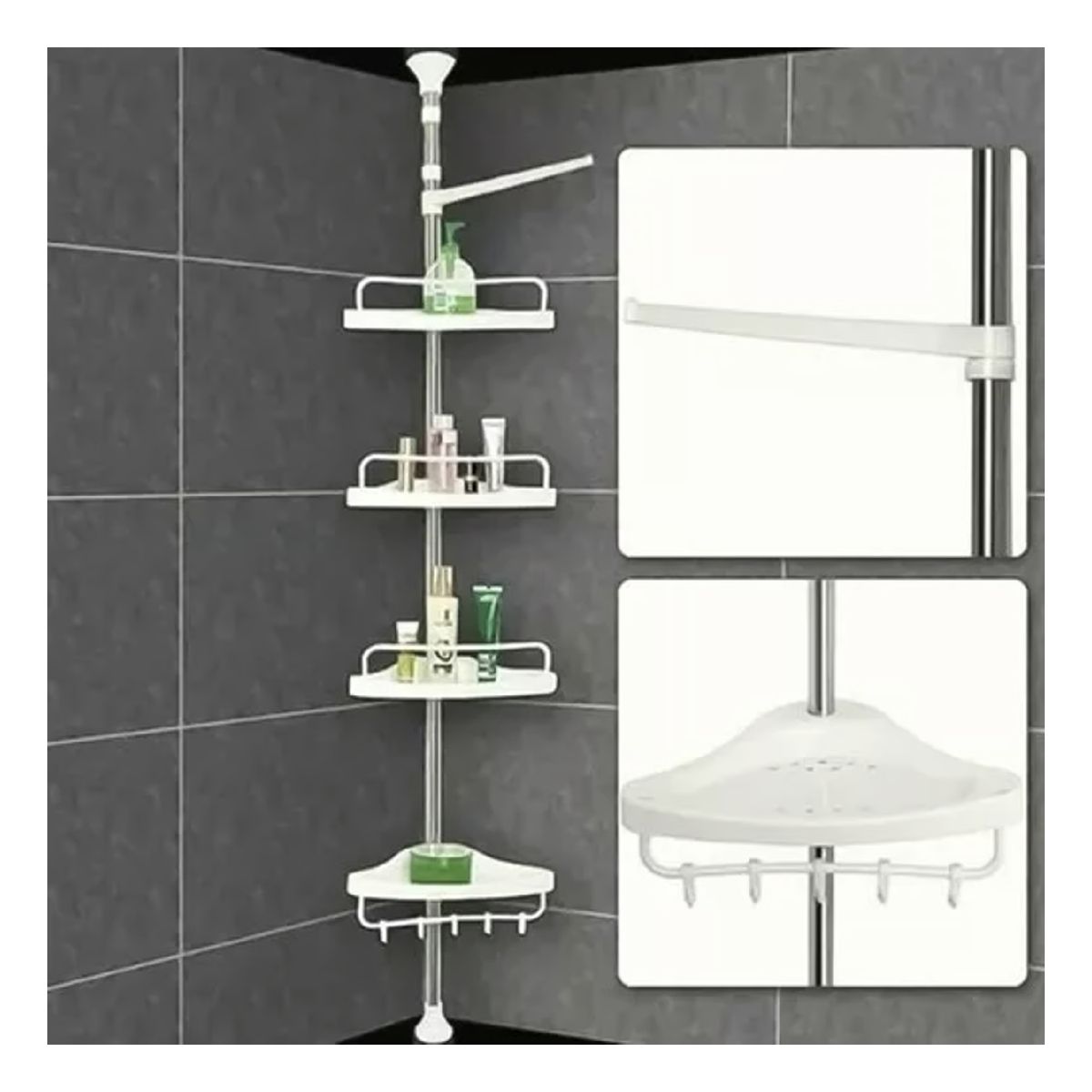 GENERICO - ESQUINERO ORGANIZADOR DE DUCHA