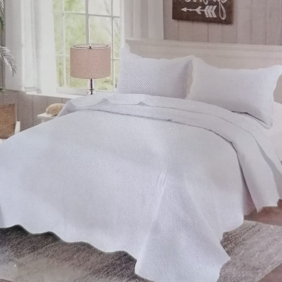 GENERICO - Cobertor De Verano Para Niños De Una Plaza Y Media BLANCO