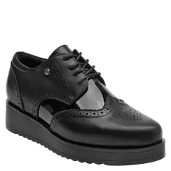 POLLINI - Zapato Casual Mujer Negro