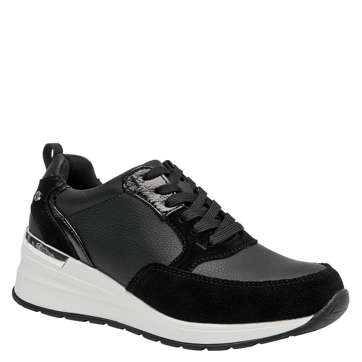 BRUNO ROSSI - Zapatilla Casual Mujer Negro Bruno Rossi