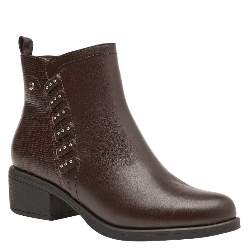 BRUNO ROSSI - Botin Casual Mujer Marrón Bruno Rossi