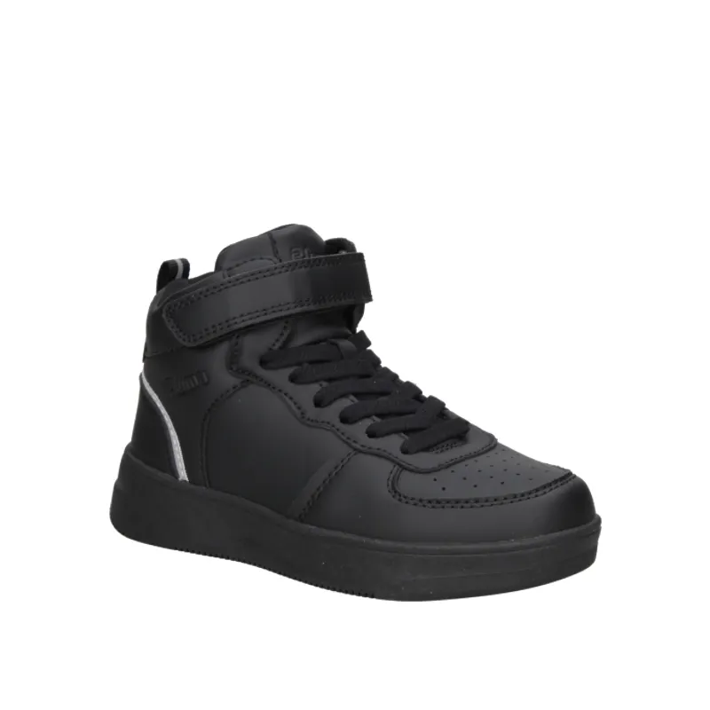 PLUMA - Zapatilla Escolar Unisex Negro Pluma