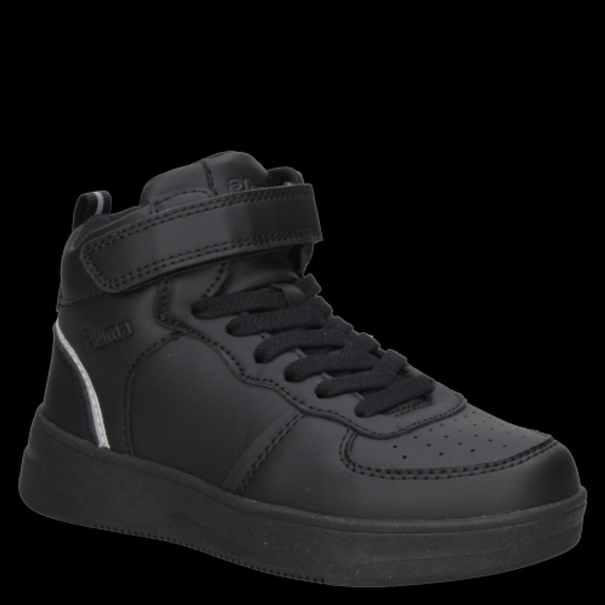 PLUMA - Zapatilla Escolar Unisex Negro Pluma