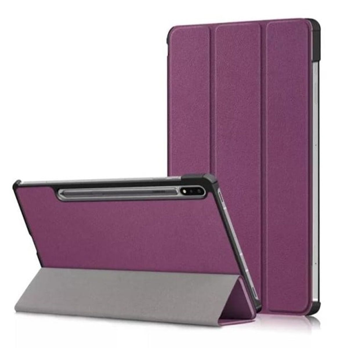 GENERICO - Funda Inteligente compatible con Samsung Galaxy Tab S7 FE Morado