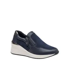 BRUNO ROSSI - Zapatilla Casual Mujer Azul