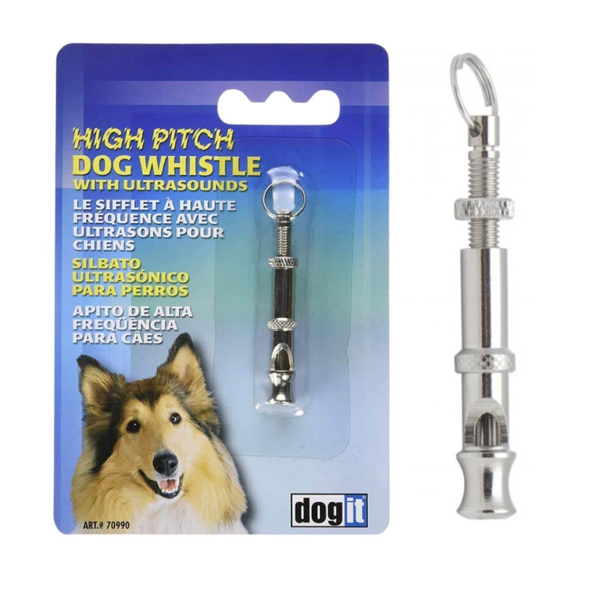 GENERICO - Silbato Ultrasónico para Perros DogIt Entrenamiento
