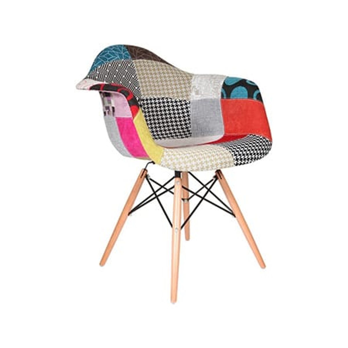 GENERICO - Butaca Estilo PATCHWORK Multicolor