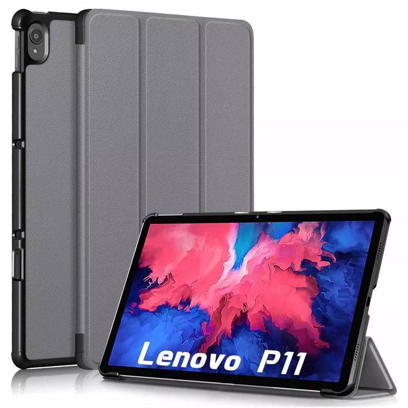 GENERICO - Funda Inteligente compatible con Lenovo Tab P11  Gris