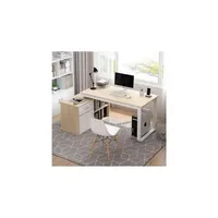 Escritorio De Trabajo Forma L Con Cajones