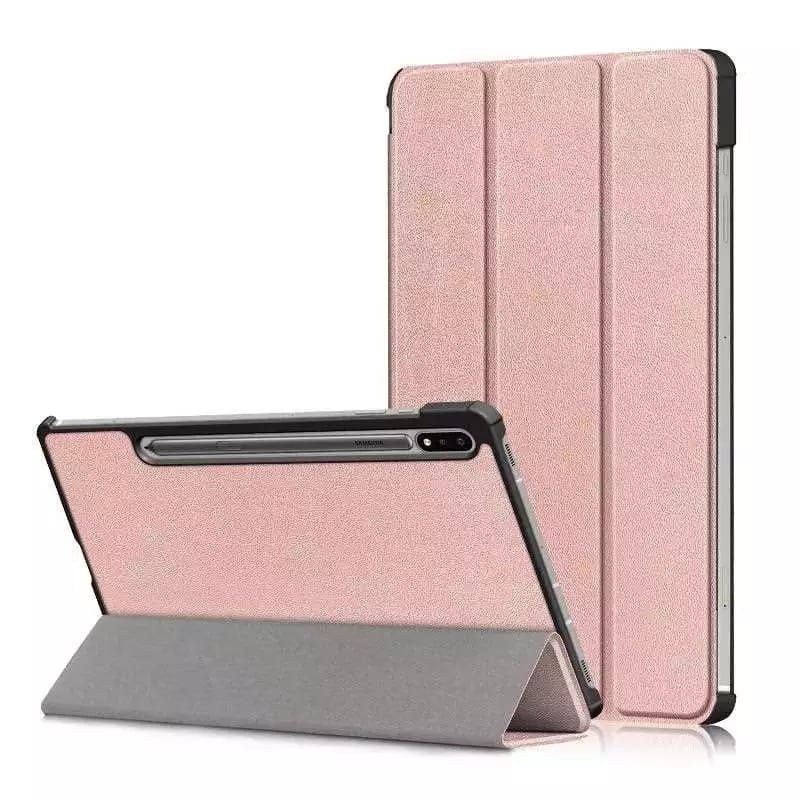 GENERICO - Funda Inteligente compatible con Samsung Galaxy Tab S8 Rosa Gold