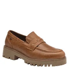 BRUNO ROSSI - Mocasin Casual Mujer Marrón claro