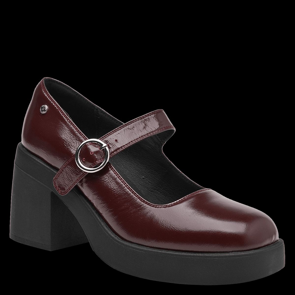 POLLINI - Zapato Casual Mujer Bordó Pollini