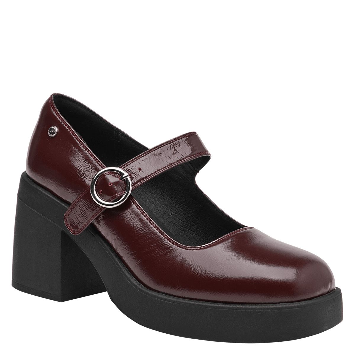 POLLINI - Zapato Casual Mujer Bordó Pollini