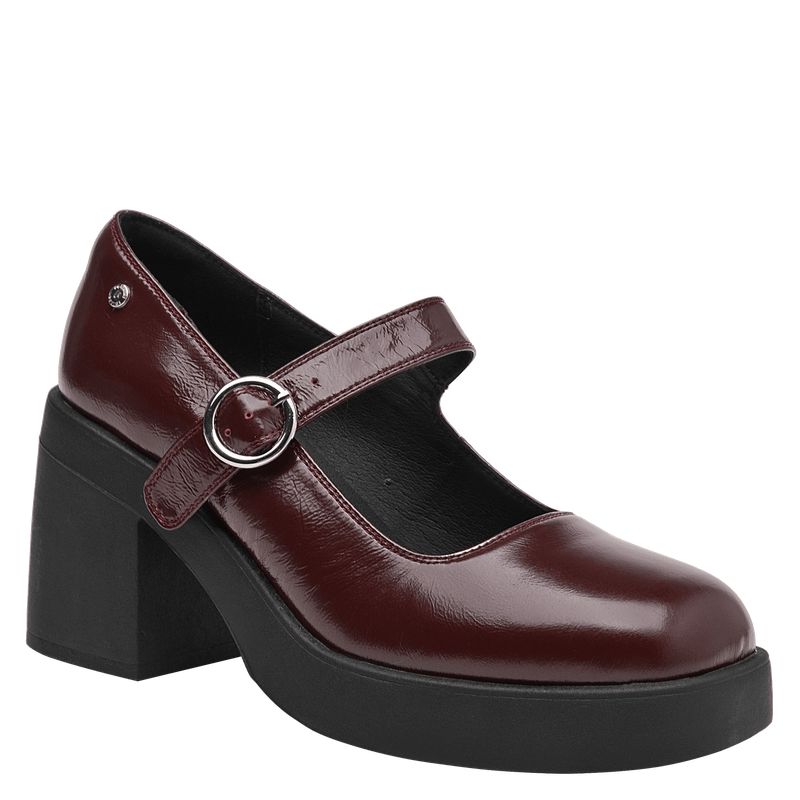 POLLINI - Zapato Casual Mujer Bordó Pollini