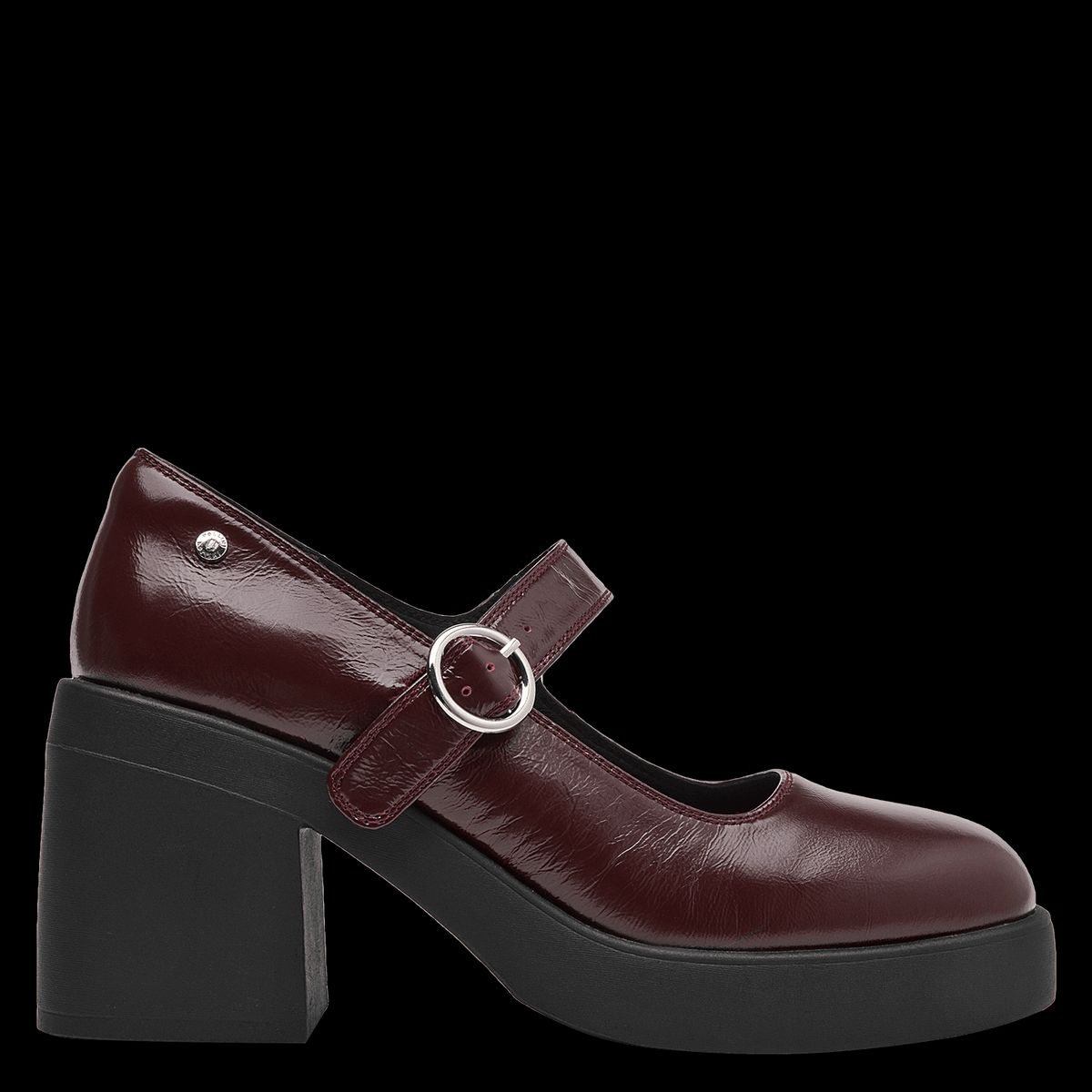 POLLINI - Zapato Casual Mujer Bordó Pollini