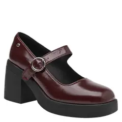 POLLINI - Zapato Casual Mujer Bordó