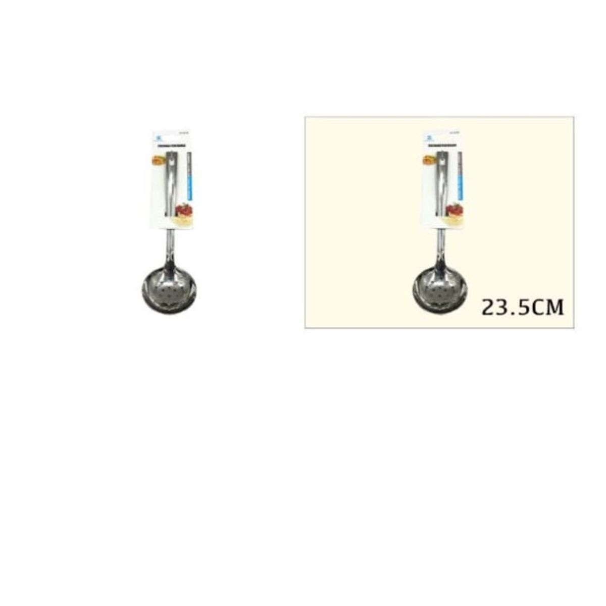 GENERICO - Cuchara Perfurada Acero Inoxidable 23 Cm