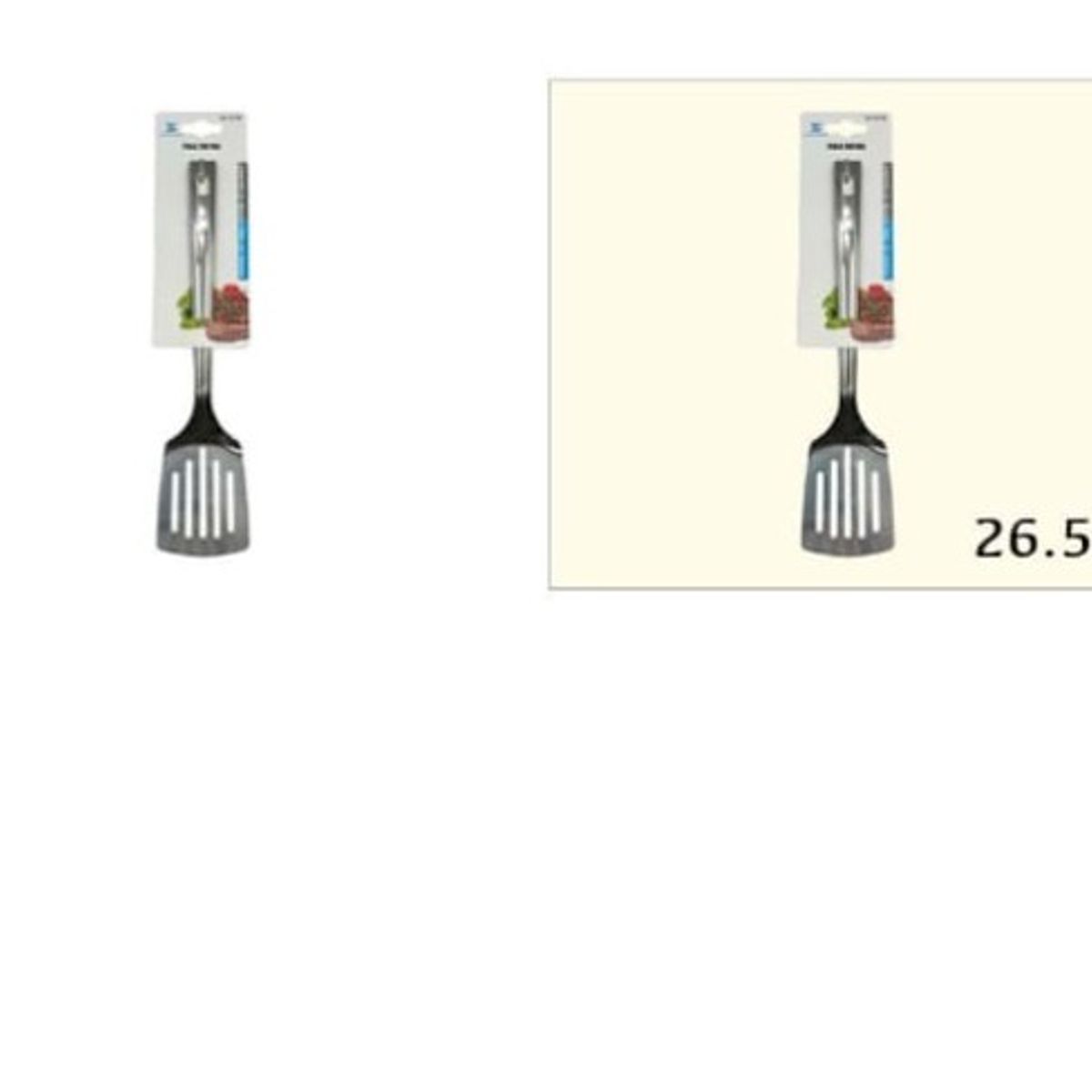 GENERICO - Cuchara Forma Pala Para Freir Acero Inoxidable 26Cm