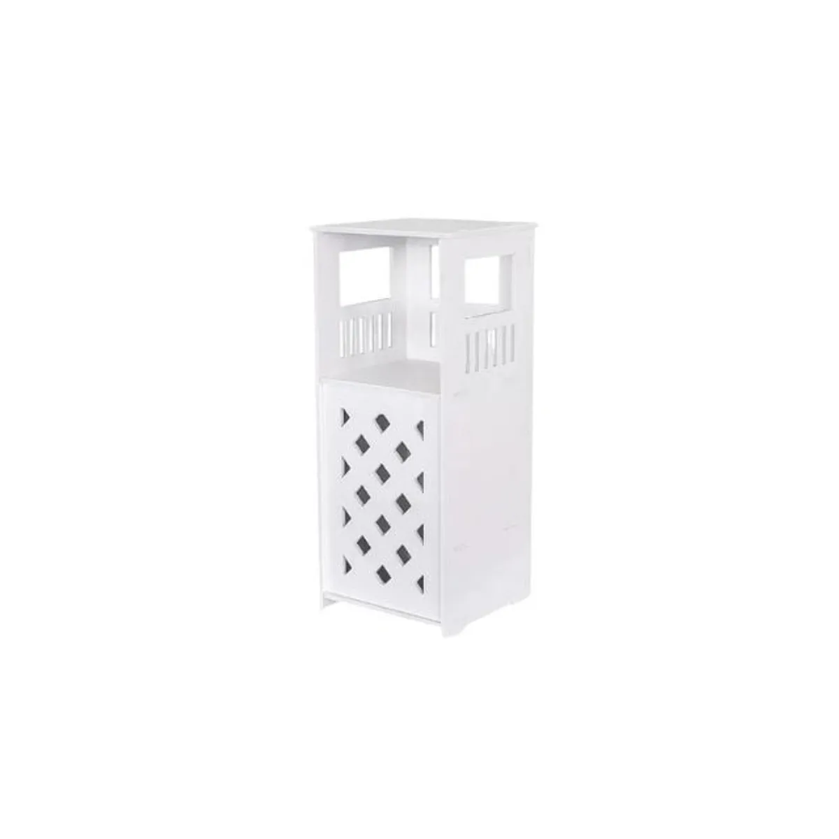 GENERICO - Organizador Estante para Sala Multiusos Moderno Blanco K38