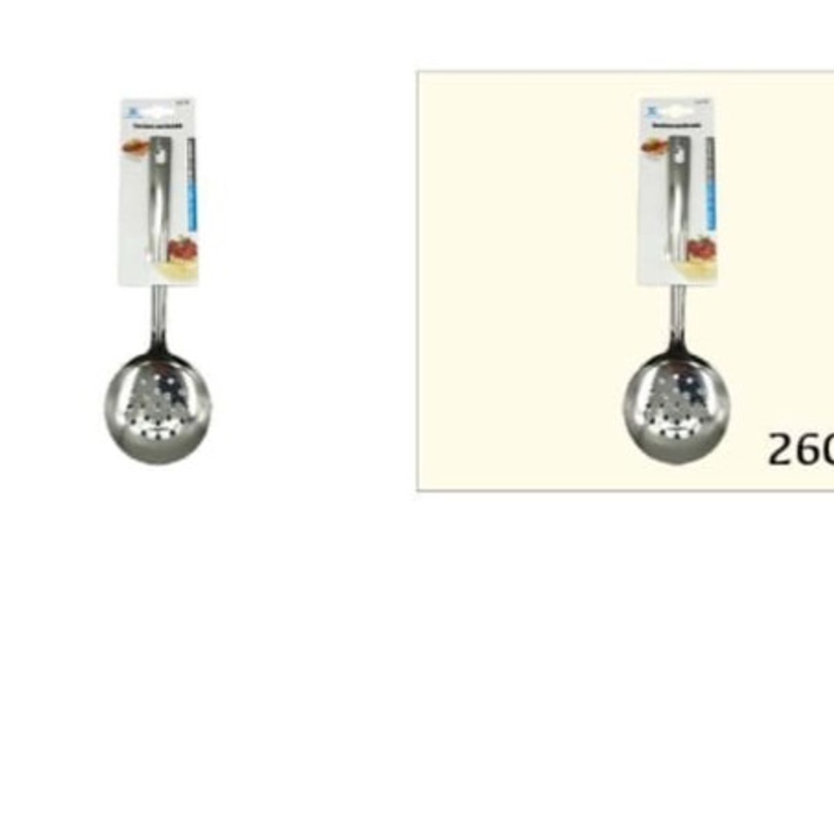 GENERICO - Cucharon Perforada Acero Inoxidable 26Cm