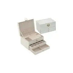 GENERICO - Joyero Caja De Joya Dos Capas Tipo Maleta Organizador Joyas
