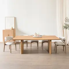 AMOBLE - Mesa De Comedor Carpia Natural Amoblé